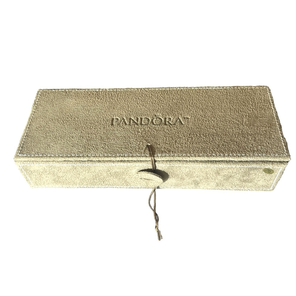 🌻Pandora Suede Jewelry / Charm Box Organizer